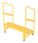 Vestil Steel Adjustable Step Mate Stand 2 Step with Handrails - 22-7/8 In. x 38-3/16 In. x 43-1/8 In. 500 lb - Yellow