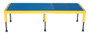 Vestil Steel Adjustable Work-Mate Stand - 60 In. x 24 In. x 10-1/2 In. 500 lb - Yellow