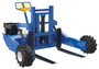 Vestil Steel Heavy Duty 344CC Gas Powered Drive Lift and Tilt All-Terrain Pallet Truck - 48 In. Long Adjustable Width Forks 2,000 lb - Blue