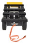 Vestil Steel Eight Wheel All-Terrain Dolly - 1,400 lb - Black
