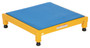 Vestil Steel Adjustable Work-Mate Stand - 24 In. x 24 In. x 6-3/4 In. 500 lb - Yellow