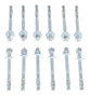 Vestil Steel Concrete Sleeve Anchor Bolts - 12 Pack 1/2 In. x 5 In. - Silver