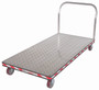 Vestil Aluminum Heavy Duty Tread Plate Platform Truck - 36 In. x 72 In. 3600 lb - Silver