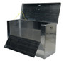 Vestil Aluminum Portable Tool Box with Fold Down Front Door - 24-3/4 In. x 48-3/4 In. x 24-5/8 In. 2500 lb - Silver