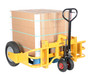 Vestil Steel All-Terrain Pallet Truck - 32 In. Fork Length 2500 lb - Yellow