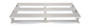Vestil Aluminum Heavy Duty Half Pallet - 24 In. x 48-1/8 In. x 6 In. 4000 lb - Silver