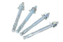 Vestil Steel Concrete Sleeve Anchor Bolts - 4 Pack 1/2 In. x 5 In. - Silver