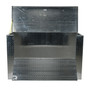 Vestil Aluminum Portable Tool Box with Fold Down Front Door - 24-13/16 In. x 60-3/4 In. x 36-11/16 In. 2500 lb - Silver