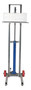 Vestil Aluminum Lite Load Lift With Foot Pump and Fixed Wheels - 20 In. x 20 In. Platform 400 lb - Silver