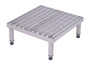 Vestil Stainless Steel Adjustable Work-Mate Stand - 23-1/2 In. x 24 In. x 10-1/2 In. 500 lb - Silver