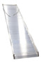 Vestil Aluminum Wheel Walk Ramp Steel Hook Style - 123-1/16 In. x 28 In. 2200 lb - Silver