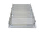 Vestil Aluminum Wheel Walk Ramp Overlapping Style - 72 In. x 28 In. 2800 lb - Silver