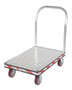Vestil Aluminum Heavy Duty Tread Plate Platform Truck - 24 In. x 36 In. 3600 lb - Silver