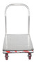 Vestil Aluminum Heavy Duty Tread Plate Platform Truck - 24 In. x 36 In. 3600 lb - Silver