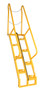 Vestil Steel Alternate Tread Stair - 56 Degrees 49-1/4 In. x 23-1/2 In. x 102-7/16 In. 350 lb - Yellow