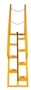 Vestil Steel Alternate Tread Stair - 56 Degrees 49-1/4 In. x 23-1/2 In. x 102-7/16 In. 350 lb - Yellow