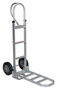 Vestil Aluminum P Handle Truck with Hard Rubber Wheels - 18-1/2 In. x 18-1/2 In. x 52-1/2 In. 500 lb