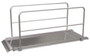 Vestil Aluminum Wheel Walk Ramp Overlapping Style with Handrails - 108 In. x 38 In. 2500 lb - Silver
