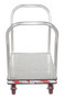 Vestil Aluminum Heavy Duty Dual Handle Tread Plate Platform Truck - 24 In. x 36 In. 3600 lb - Silver