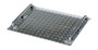 Vestil Aluminum Tread Plate Mini Dock Board - 18 In. x 24 In. x 4-3/4 In. 500 lb - Silver