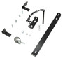 Vestil Steel Wall Mount Kit For Aluminum Expand-A-Gate Models - Black