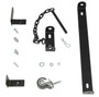Vestil Steel Wall Mount Kit For Aluminum Expand-A-Gate Models - Black