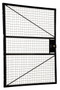 Vestil Steel Adjustable Perimeter Guard Systems Hinged Door - 1-1/2 In. x 49-15/16 In. x 60 In. - Black