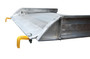 Vestil Aluminum Wheel Walk Ramp Steel Hook Style - 75-7/16 In. x 28 In. 3000 lb - Silver