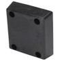 Vestil Rubber Molded Bumper - 12-13/16 In. x 11-13/16 In. x 3-7/8 In. - Black