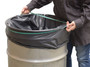 Vestil Natural Rubber Latex Jumbo Drum Bands - 34 In. Diameter 50 Count - Green