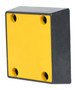 Vestil Plastic Face Molded Rubber Bumper - 11-13/16 In. x 12-13/16 In. x 3-7/8 In. - Black