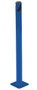 Vestil Steel Pipe Safety Bollard - 24 In. x 1-3/4 In. - Blue