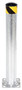 Vestil Galvanized Steel Pipe Safety Bollard - 42 In. x 4-1/2 In. - Gray