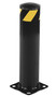 Vestil Steel Pipe Safety Bollard - 36 In. x 5-1/2 In. - Black