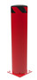 Vestil Steel Pipe Safety Bollard - 36 In. x 8-1/2 In. - Red