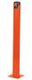 Vestil Steel Pipe Safety Bollard - 42 In. x 4-1/2 In. - Orange
