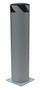 Vestil Steel Pipe Safety Bollard - 36 In. x 8-1/2 In. - Silver