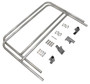 Vestil Aluminum Bolt On Handrail - 10 Ft. For Aluminum Walk Ramps Retro Fit - Silver