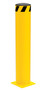Vestil Steel Pipe Safety Bollard - 36 In. x 6-1/2 In. - Yellow