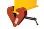 Vestil Steel Beam Clamp Horizontal Lift Style - 16 In. x 4 In. x 6-1/2 In. 4000 lb - Orange