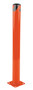 Vestil Steel Pipe Safety Bollard - 48 In. x 5-1/2 In. - Orange
