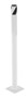 Vestil Steel Pipe Safety Bollard - 24 In. x 1-3/4 In. - White