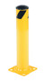 Vestil Steel Pipe Safety Bollard - 24 In. x 4-1/2 In. - Yellow