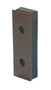 Vestil Steel Face Molded Rubber Bumper - 2-5/8 In. x 5 In. x 16-1/8 In. - Black