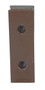 Vestil Steel Face Molded Rubber Bumper - 2-5/8 In. x 5 In. x 16-1/8 In. - Black