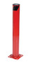 Vestil Steel Pipe Safety Bollard - 36 In. x 4-1/2 In. - Red