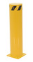 Vestil Steel Pipe Safety Bollard - 36 In. x 8-1/2 In. - Yellow