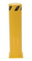 Vestil Steel Pipe Safety Bollard - 36 In. x 8-1/2 In. - Yellow