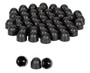 Vestil Plastic Bolt Caps - 50 Pack 3/8 In. Anchor Size - Black