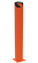 Vestil Steel Pipe Safety Bollard - 48 In. x 6-1/2 In. - Orange